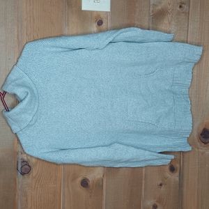 Gray Lucky Brand Cowl Sweater with Front Pocket
